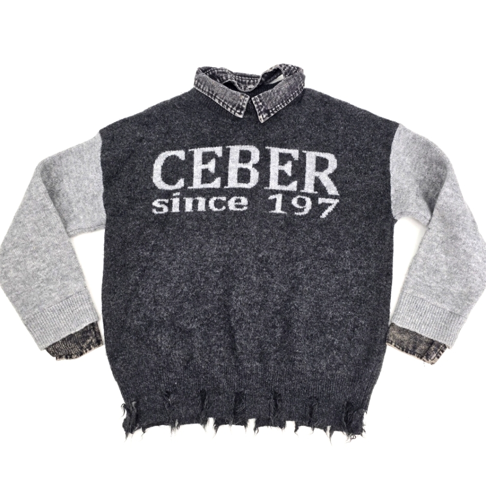 Gray Men's Sweater Size S